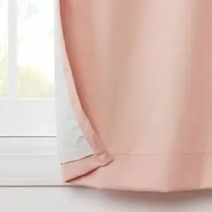 Pillowfort Tie Top Embellished Kids' Blackout Window Curtain Panel